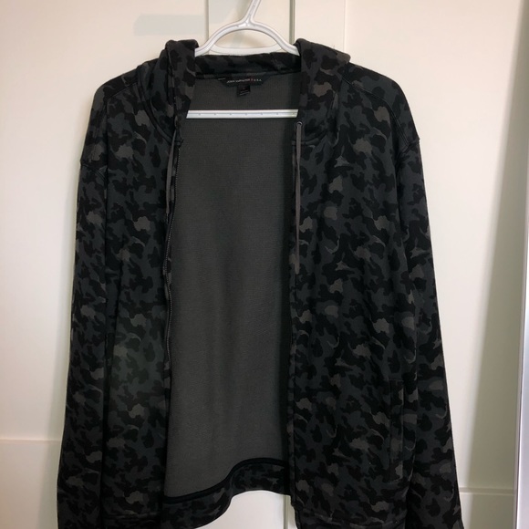 John Varvatos Zip-Up Sweatshirt size M - Picture 2 of 3